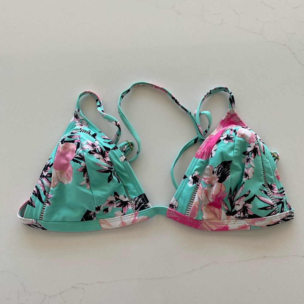 Women’s swim top. Blue.